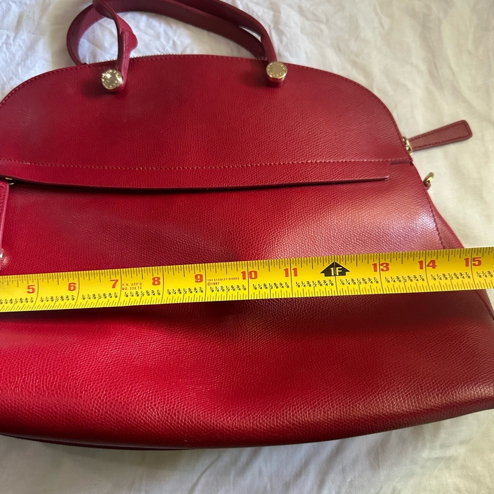 Furla Red Leather Shoulder Bag - Picture 11 of 12